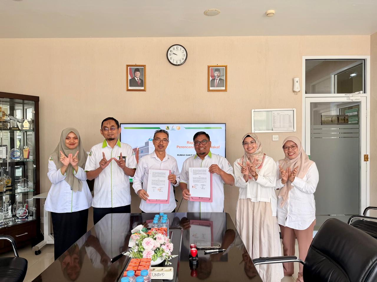 UNIT PENGELOLA WAKAF UNAND DAN RUMAH SAKIT UNAND JALIN KERJASAMA PENGELOLAAN WAKAF